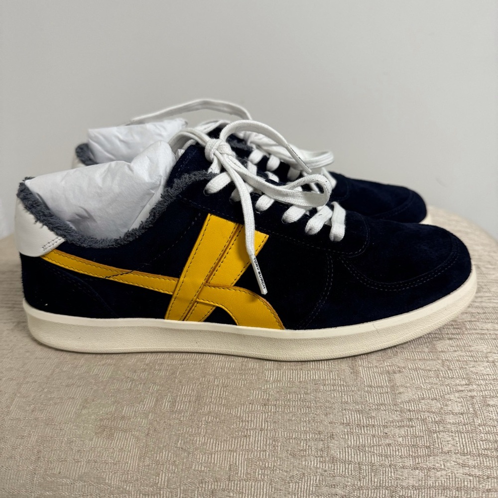 Tory Burch Hank Suede Court Sneakers